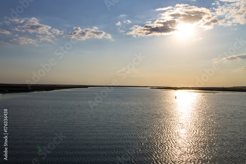 View on the Sivash lake, Ukraine