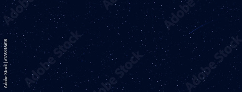 Space stars background. Light night sky vector.