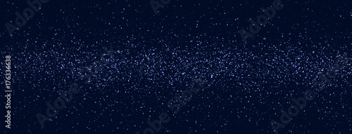 Space stars background. Light night sky vector.