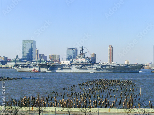 Canvas Print USS Intrepid - New York City