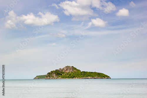 Beautiful landscape of small islands in Thailand.