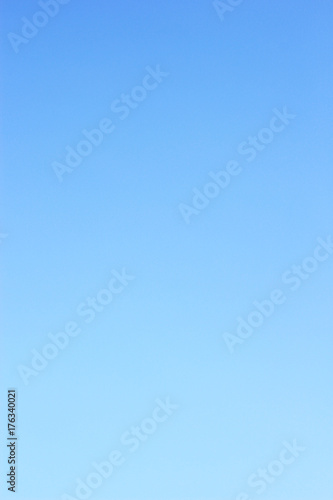 Canvas Print clear blue sky background and empty space for your design, no cloud