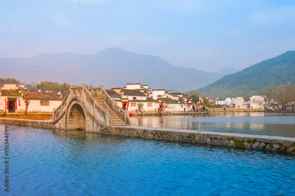 Chinese town of Hongcun