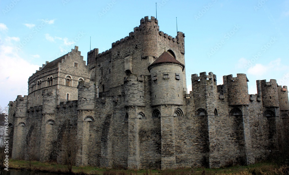 Castle in Ghent Belgium