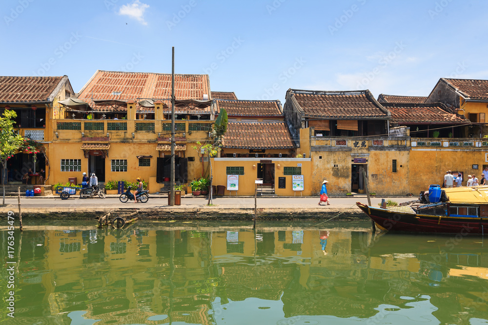 Hoi An Ancient Town, Quang Nam, Vietnam. Hoi An is recognized as a World Heritage Site by UNESCO.