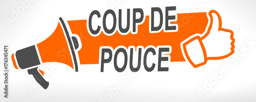 coup de pouce sur mégaphone