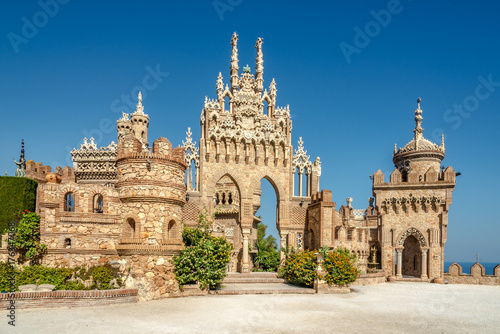 View at the Colomares castle in Benalmadena, dedicated of Christopher Columbus - Spain © milosk50