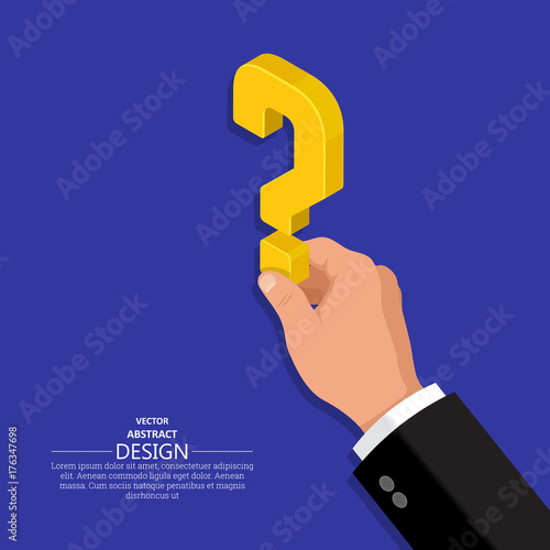 The hand of the person