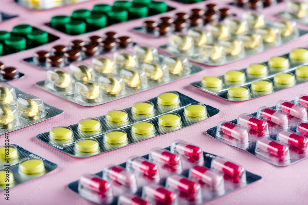 Obraz premium medicine in blister packs