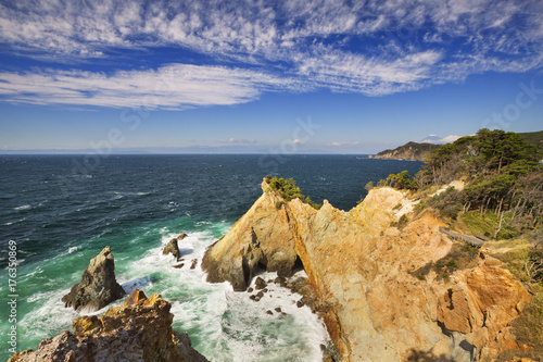 The Koganezaki Cape on the Izu Peninsula, Japan