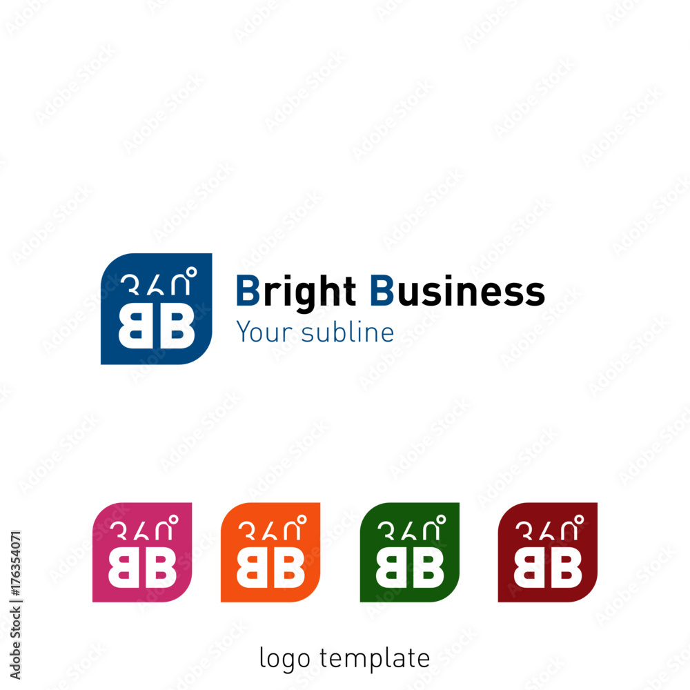Creative abstract logo design template for a 360 degrees company. Logo set, vector illustration. Creative abstract logo design template for a 360 degrees company. Logo set, vector illustration.
