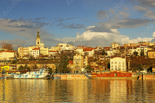 Belgrade capitol of Serbia,view from river Sava