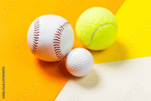 Baseball  Tennis and Golf Ball