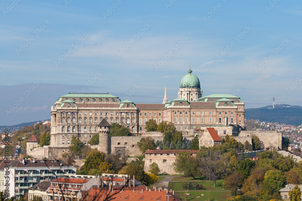 Buda Castle, the historical castle and palace complex of the Hungarian kings in Budapest , Budapest, Hungary