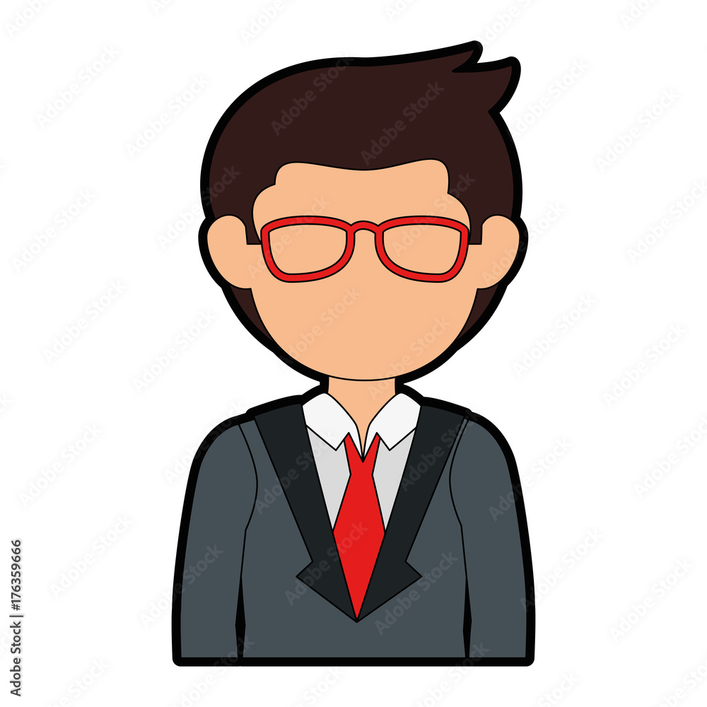 businessman avatar character icon businessman avatar character icon