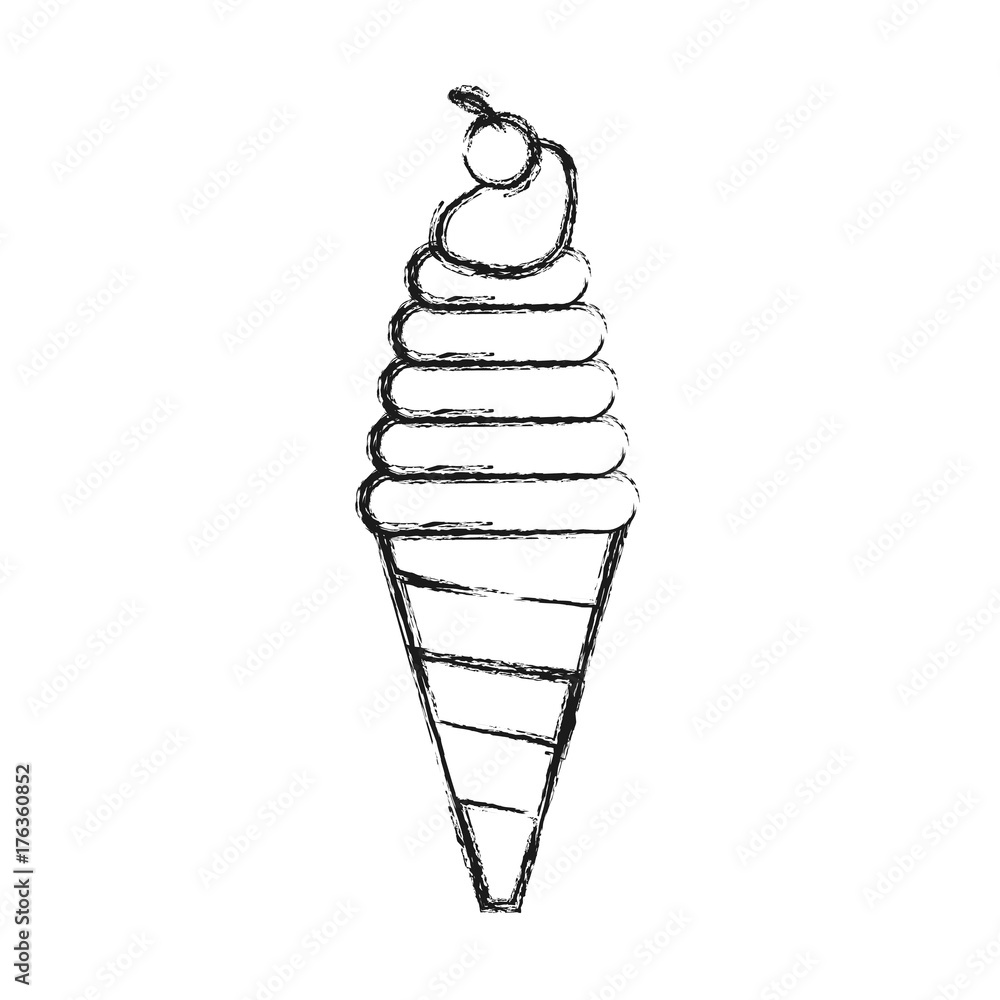 ice cream icon over white background vector illustration ice cream icon over white background vector illustration