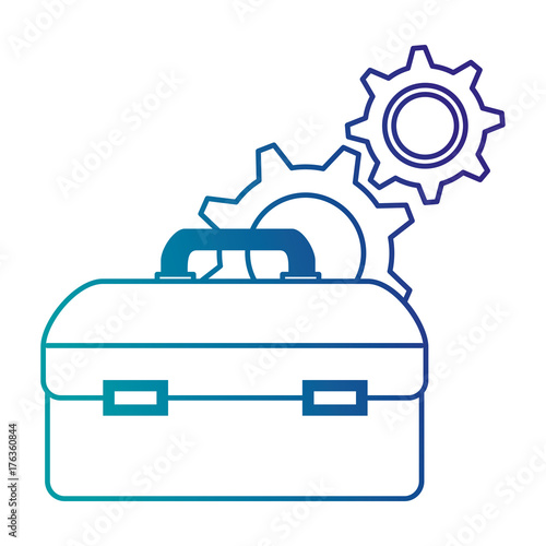 tool box with gears