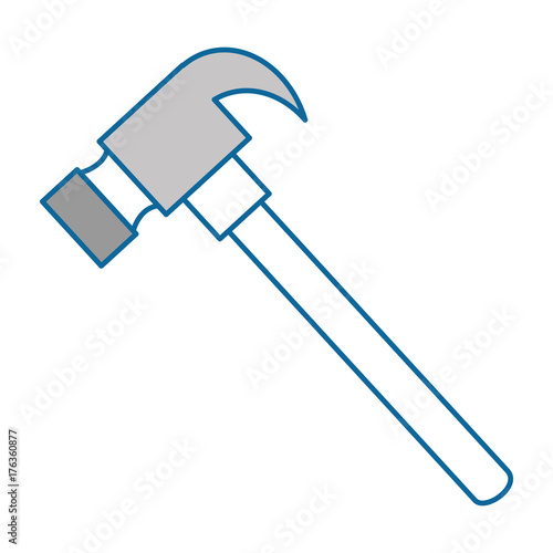 hammer tool isolated icon