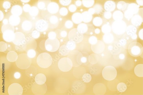 Gold bokeh background