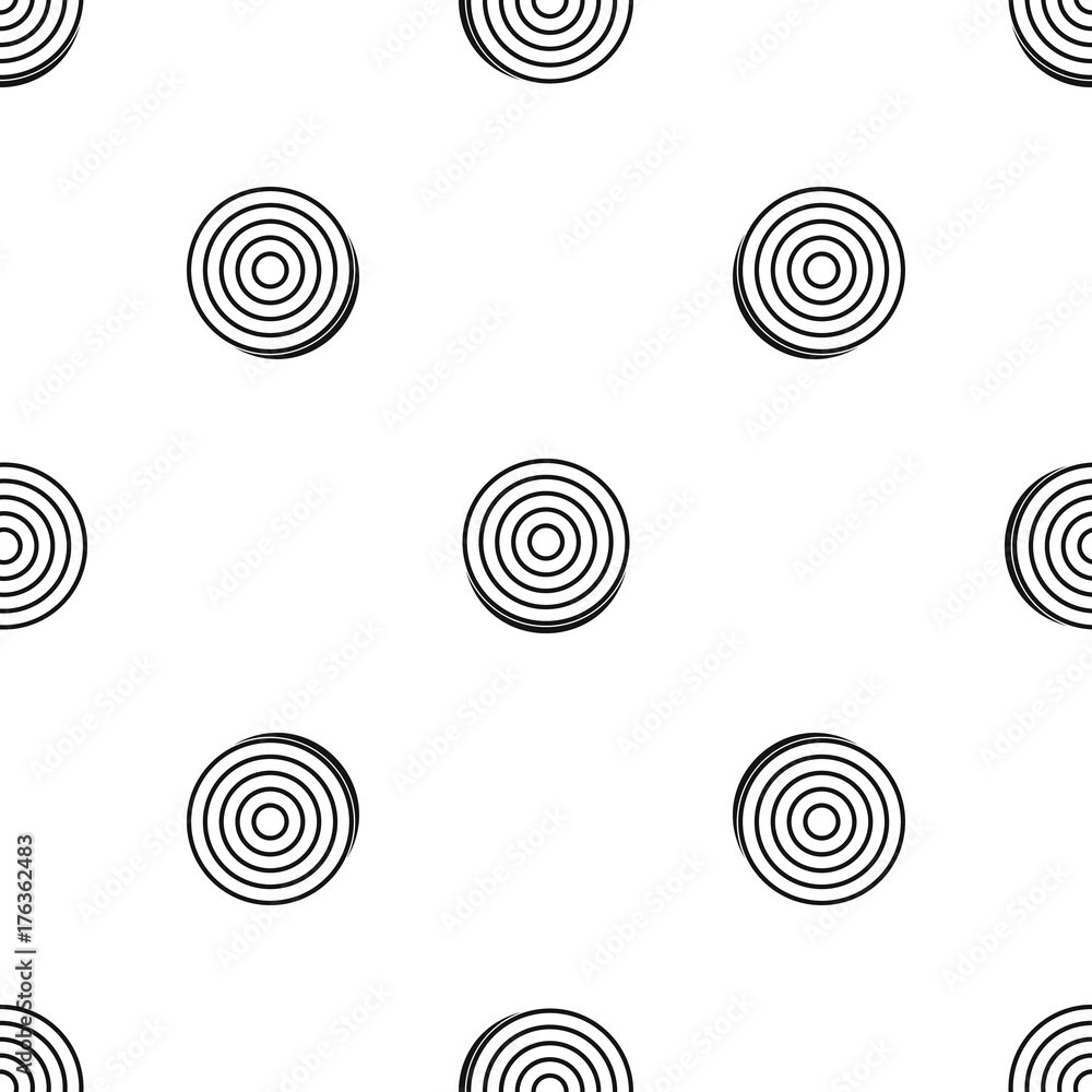 Slice of sweet onion pattern seamless black Slice of sweet onion pattern seamless black