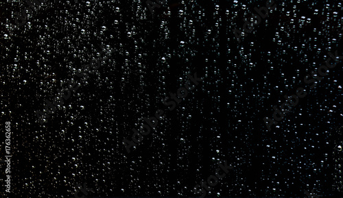 water drop black background