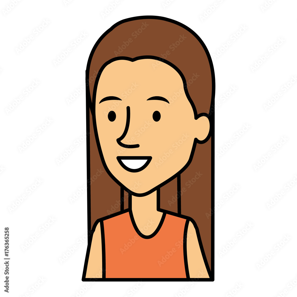 beautiful woman avatar character