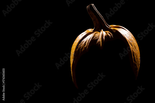 Silhouette of a pumpkin for Halloween