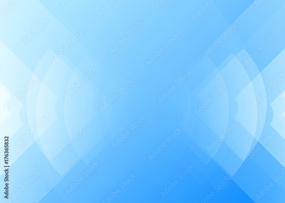 Obraz premium Abstract blue background or business cover design, Business card, Wave stripes, design element.