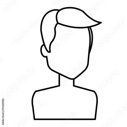 young man shirtless avatar character