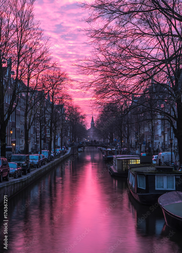 Bloemgracht Amsterdam Sunset Canals