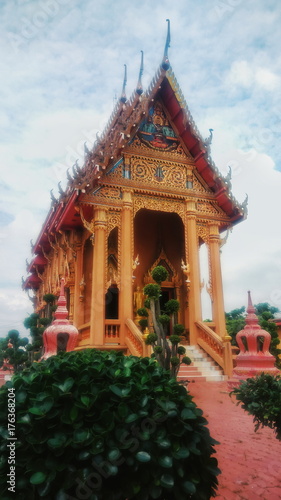 The elegance of Thai temples.