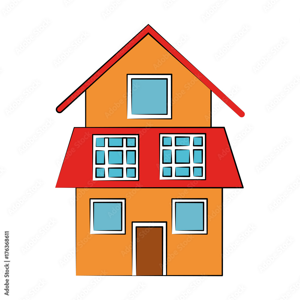 house or home three story icon image vector illustration design house or home three story icon image vector illustration design