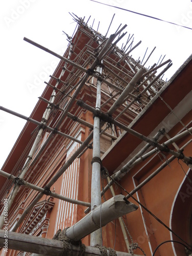 bamboo's scaffold, India