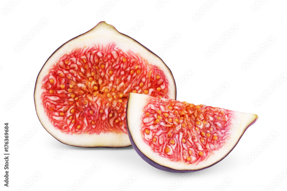 Fig isolated on white background. Fig isolated on white background.