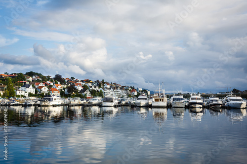 Boats in the bay of Stavanger