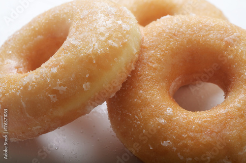 Sugar glazed doughnuts