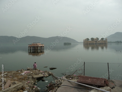 palace on the water, India