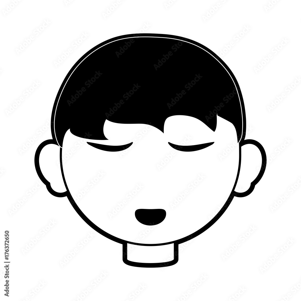 man head minimal icon image vector illustration design black and white man head minimal icon image vector illustration design black and white