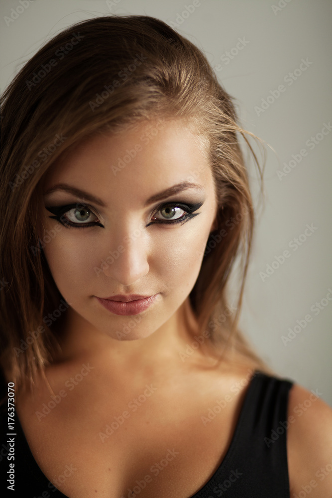 Portrait of a beautiful young woman Portrait of a beautiful young woman