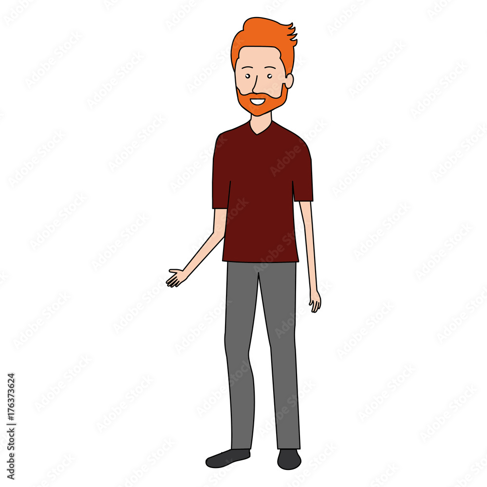 young man avatar character young man avatar character