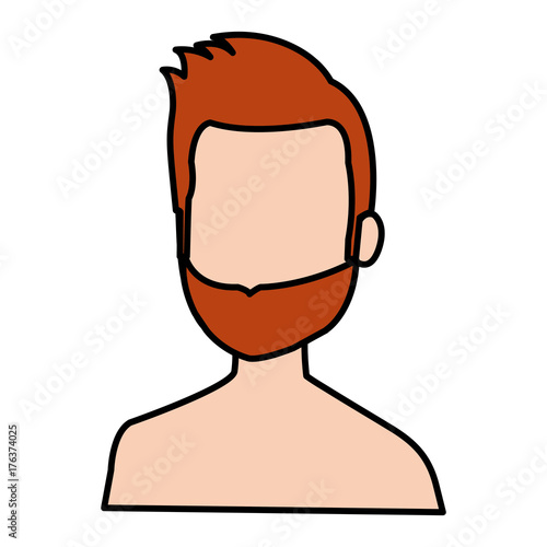 young man shirtless avatar character