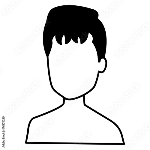young man shirtless avatar character