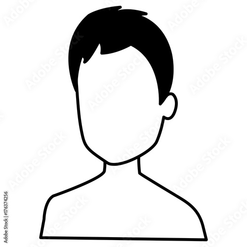 young man shirtless avatar character
