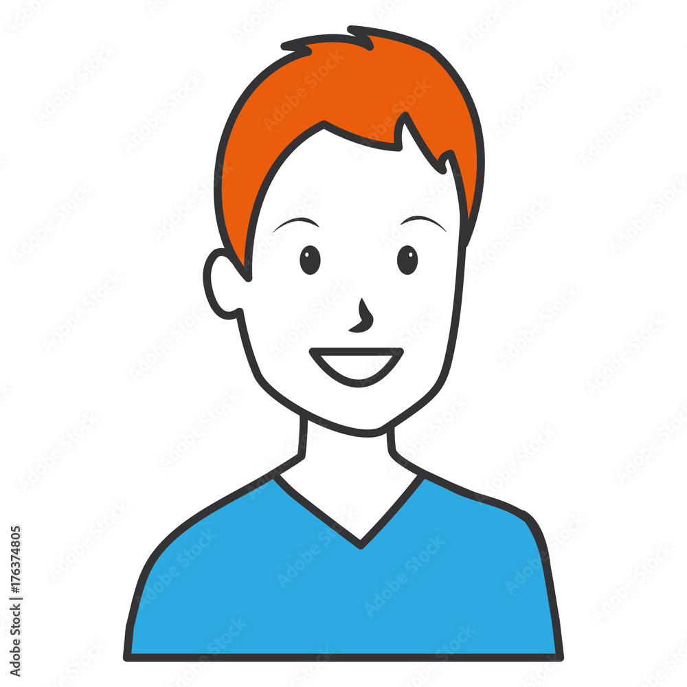 young man avatar character vector illustration design young man avatar character vector illustration design