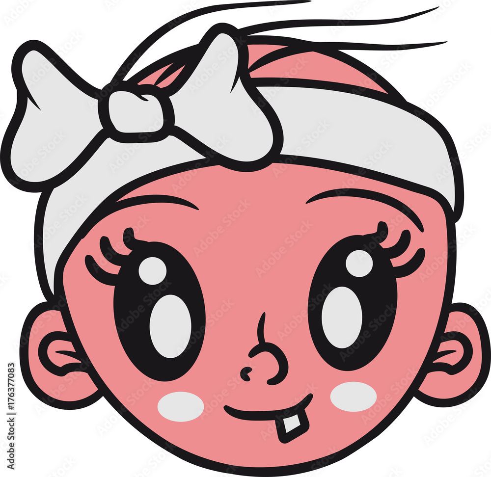 mädchen kopf gesicht frau weiblich girl glücklich sitzend klein süß niedlich windel kind baby comic cartoon mädchen kopf gesicht frau weiblich girl glücklich sitzend klein süß niedlich windel kind baby comic cartoon