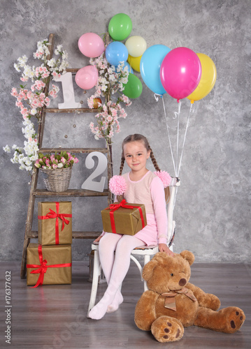 girl and bear