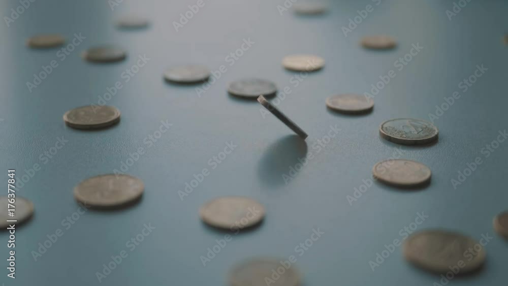 Cinemagraph Loop Euro Coin Infinite Spin Cinemagraph Loop Euro Coin Infinite Spin