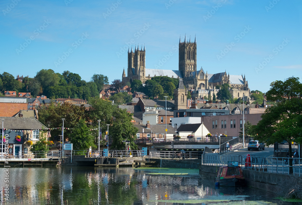 Lincoln Cathedral and Brayford waterfront