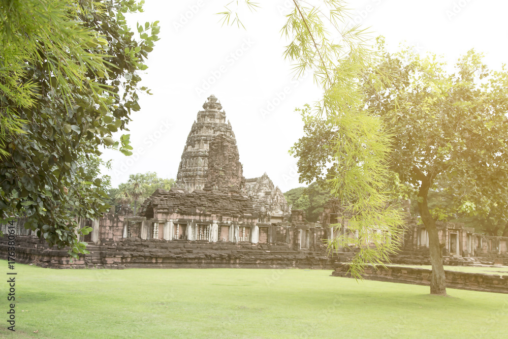 Ancient stone castle, beautiful architecture.