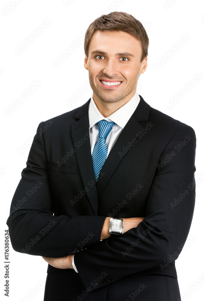 Businessman, isolated on white Businessman, isolated on white